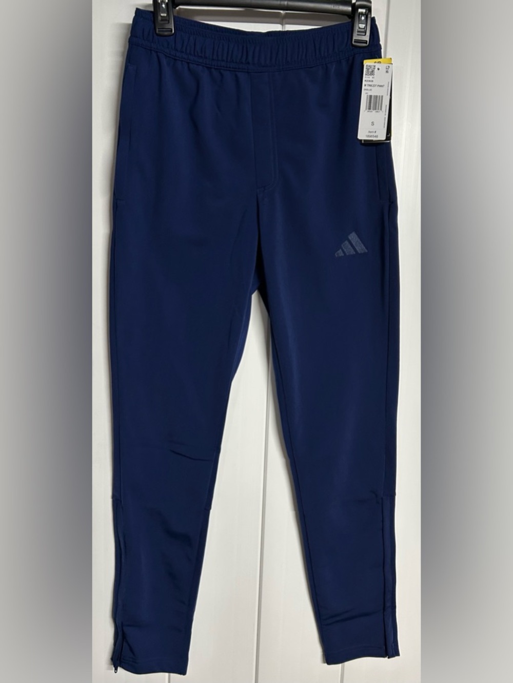 adidas Men’s Tricot Track Pants in Dark Blue